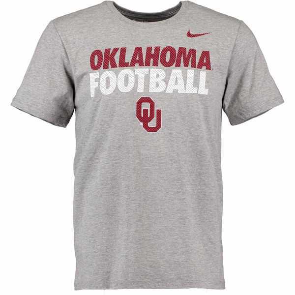 Oklahoma Sooners Nike Practice WEM T-Shirt - Gray,We sell and wholesale Oklahoma Sooners Nike Practice WEM T-Shirt - Gray on line form chian!